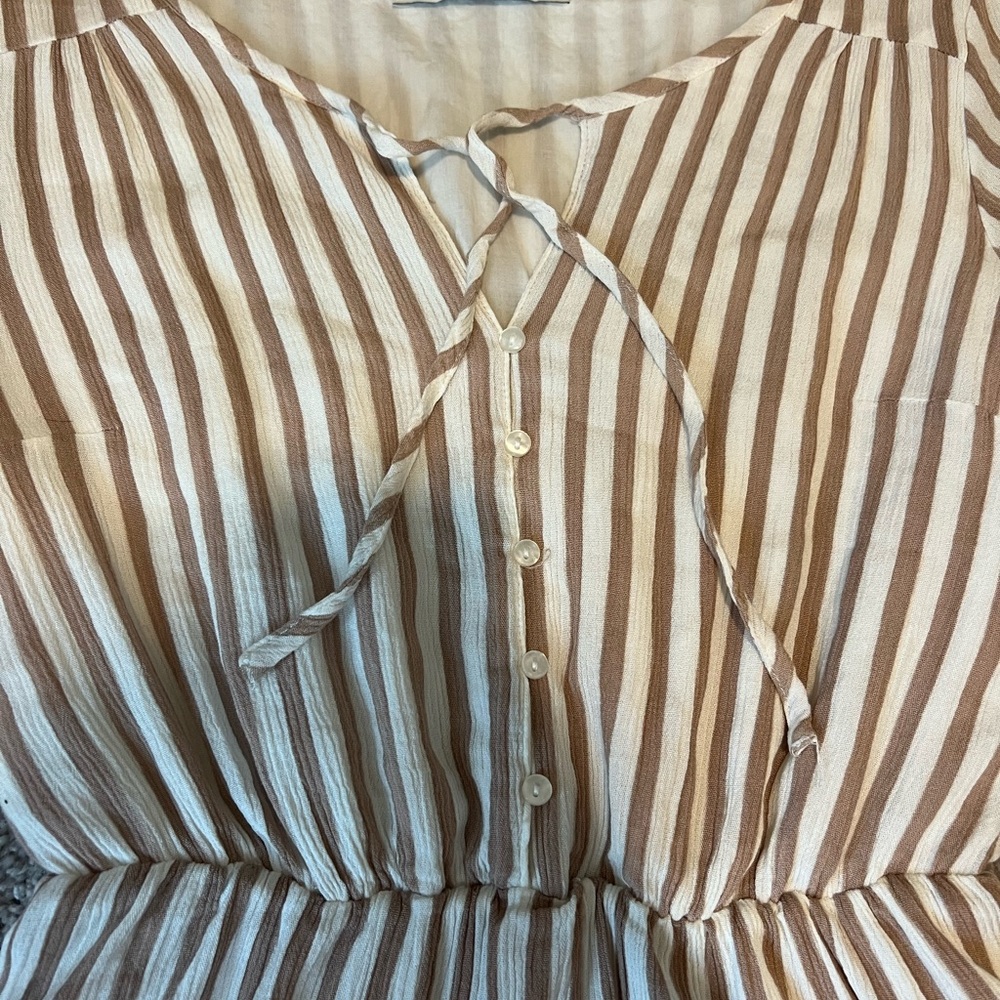 Abercrombie Stripped Peplum Top - Picture 4 of 4